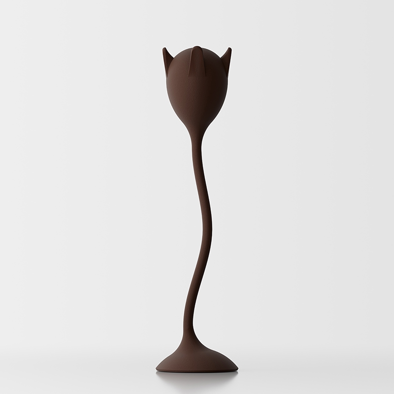 Tulipan free-standing coat stand - brown 1