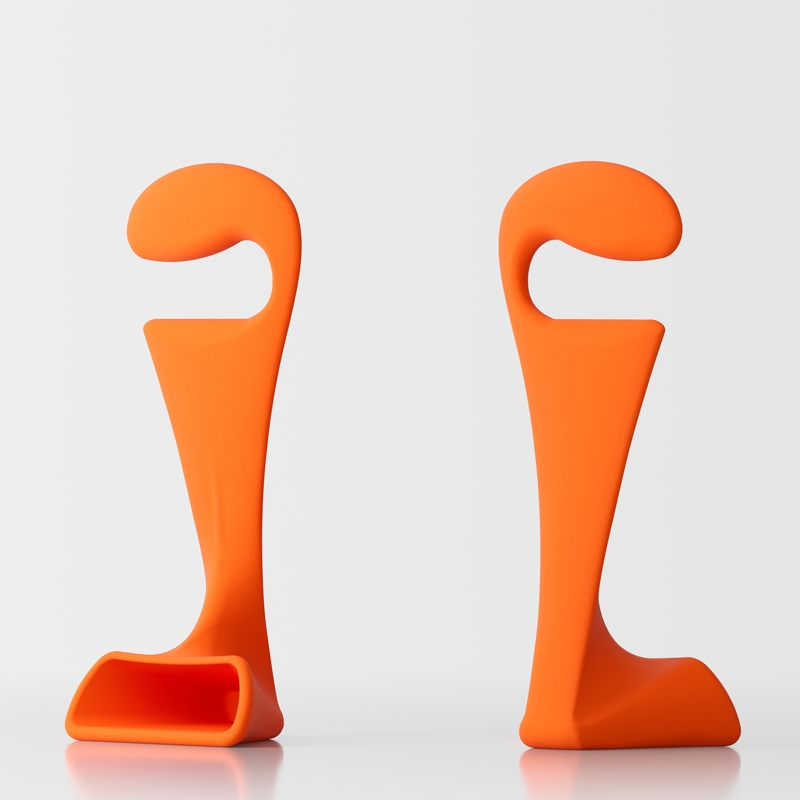 Pisolo bedroom clothes stand - orange 1