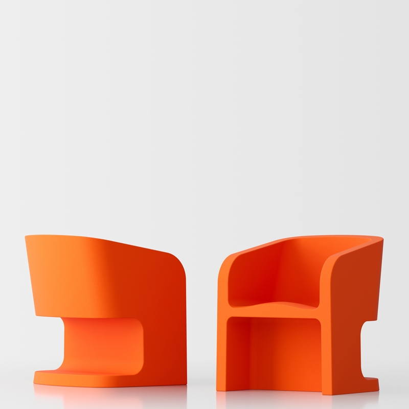 Michelle Design Sessel  - orange 1