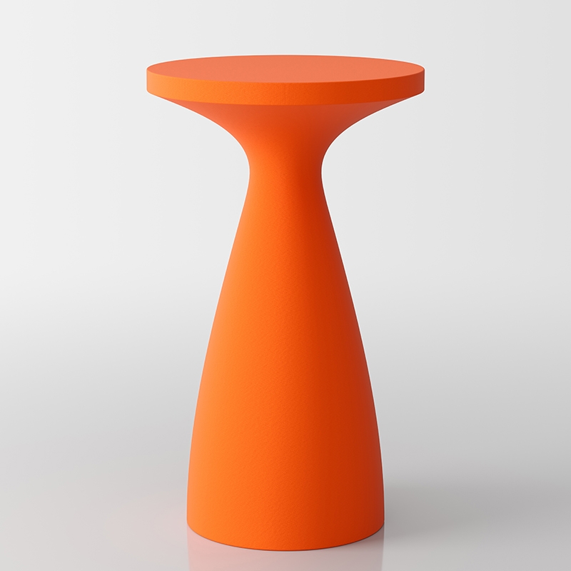 Drink moderno tavolo alto - tavolo da bistrot - arancione 1