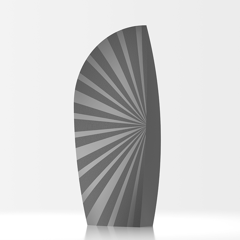 Amerigo designer room divider - grey 1