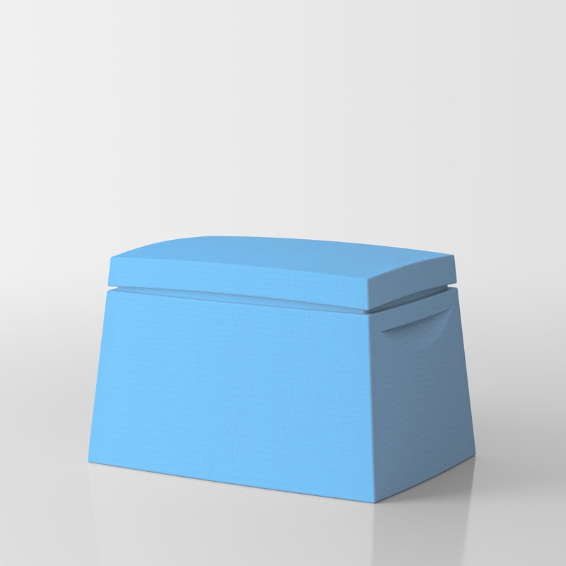 Big Box Multi-purpose trunk by Servetto - light blue 4