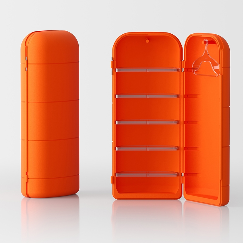 Todo coffre-armoire by Servetto - orange 1