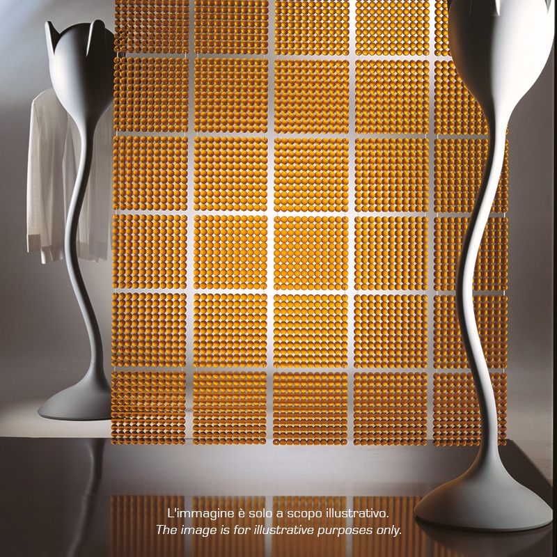 VedoNonVedo Party decorative element for furnishing and dividing rooms - transparent orange 2