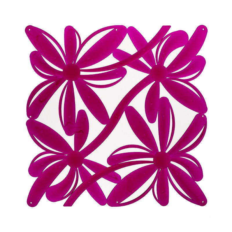 VedoNonVedo Positano decorative element for furnishing and dividing rooms - transparent fuchsia 1