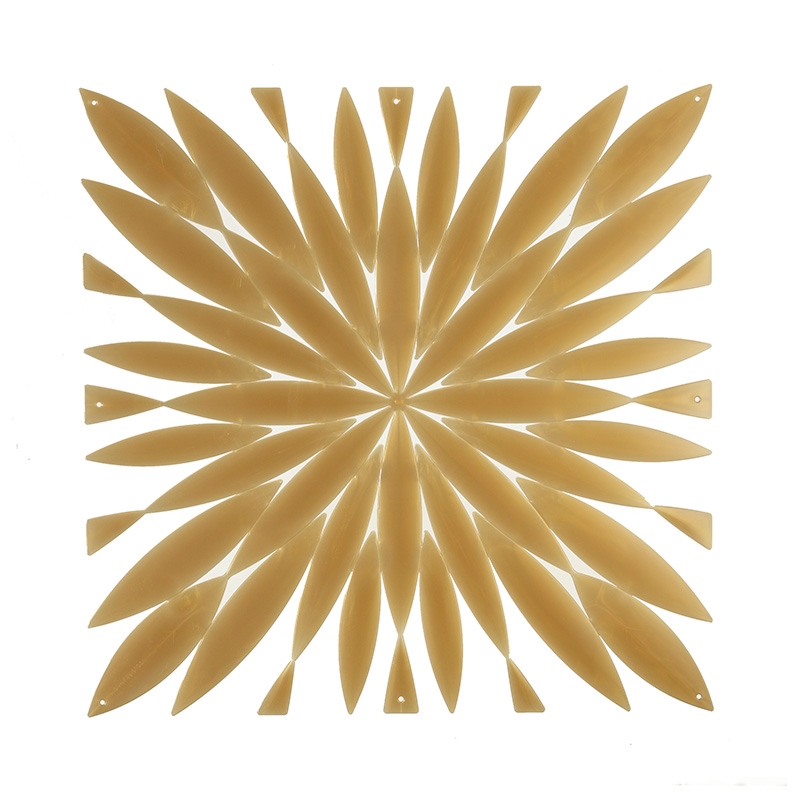 VedoNonVedo Daisy big decorative element for furnishing and dividing rooms - transparent gold 1