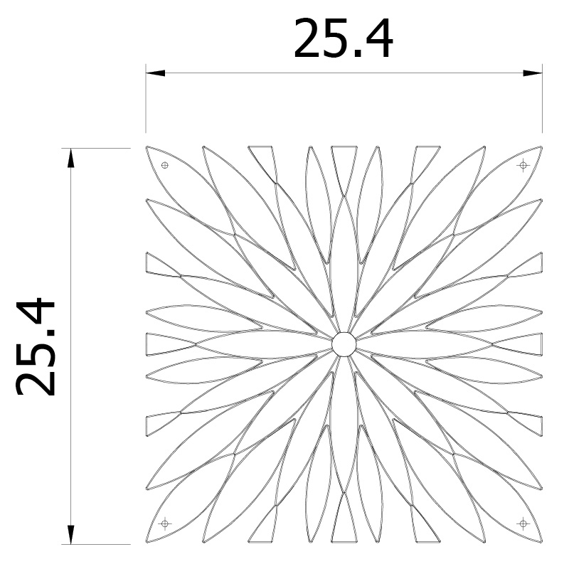 VedoNonVedo Daisy élément décoratif pour meubler et diviser les espaces - Fuchsia transparent 4