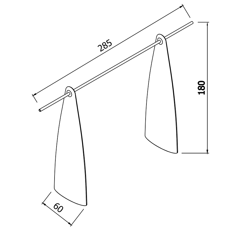 Atelier Kleiderständer - weiss 2