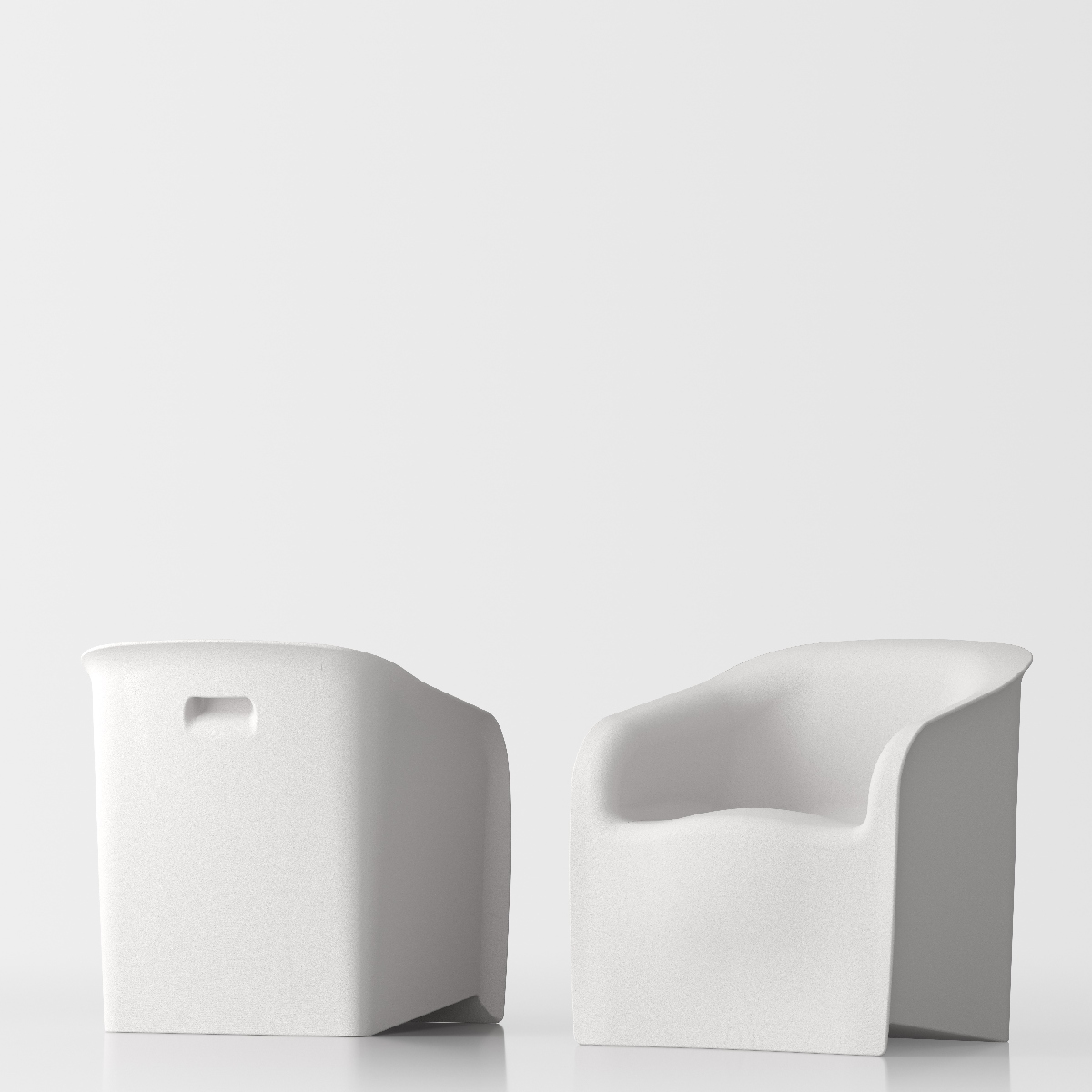Lady design armchair - white 4