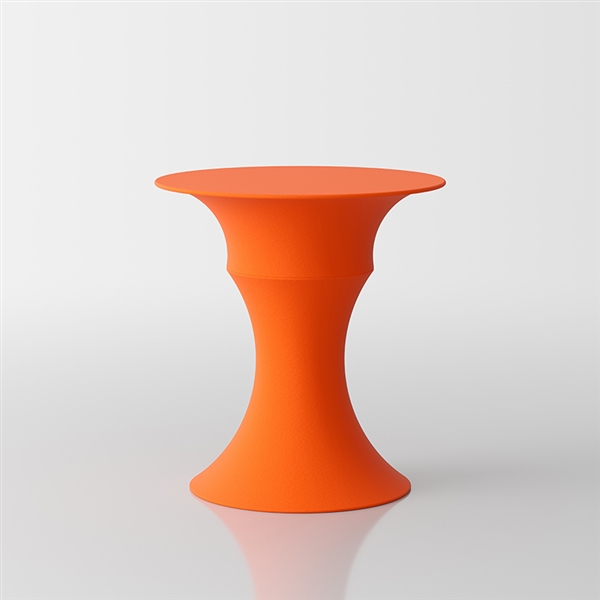Olimpo  designer coffee table by Servetto - orange