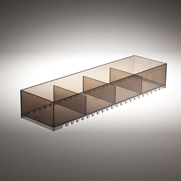 Jolly modern-design storage compartment - brown fumè