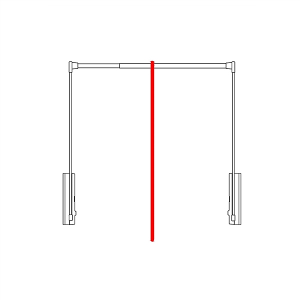 Zugstange Standard 870 mm