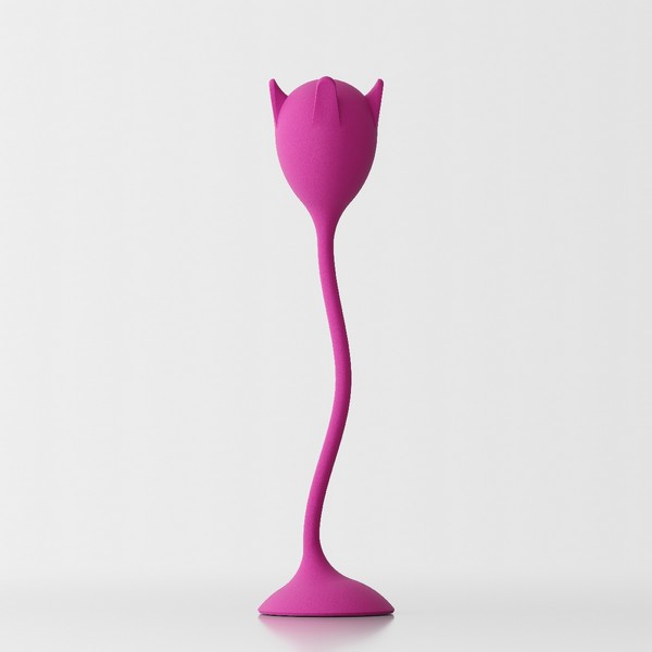 Tulipan free-standing coat stand - fuchsia
