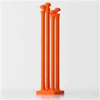 Kalimera free-standing coat stand - orange 1