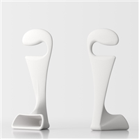 Pisolo bedroom clothes stand - white 1