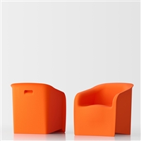 Lady  Design Sessel  - orange 1