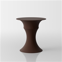 Olimpo  designer coffee table by Servetto - brown 1