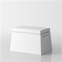 Big Box Multi-purpose trunk by Servetto - white 1