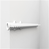 Pull-out tie rack - 32 hooks - white-white 1