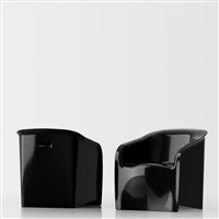 Lady black glossy lacquer 1