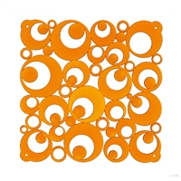VedoNonVedo Settantuno Trenn- und Dekorationselemente - orange transparent 1