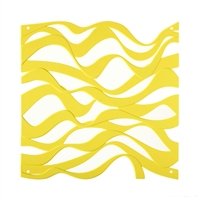 VedoNonVedo Onda decorative element for furnishing and dividing rooms - yellow 1