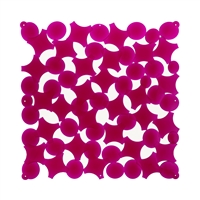 VedoNonVedo Party élément décoratif pour meubler et diviser les espaces - fuchsia transparent 1