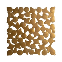 VedoNonVedo Party decorative element for furnishing and dividing rooms - transparent gold 1