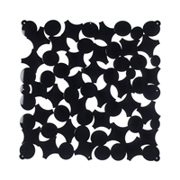 VedoNonVedo Party decorative element for furnishing and dividing rooms - black 1