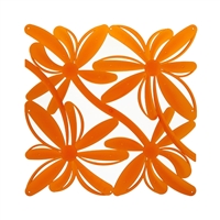 VedoNonVedo Positano élément décoratif pour meubler et diviser les espaces - orange transparent 1