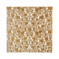 VedoNonVedo O'Caffé élément décoratif pour meubler et diviser les espaces - doré transparent 1