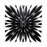 VedoNonVedo Daisy groß dekoratives Element zur Einrichtung und Teilung von Räumen - schwarz 1