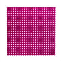 VedoNonVedo Timesquare big decorative element for furnishing and dividing rooms transparent fuchsia 1