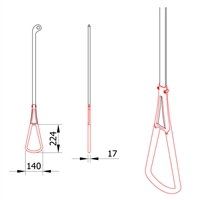 Accessoire pour allonger la poignée de la penderie Servetto 2004 3