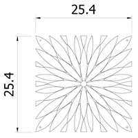 VedoNonVedo Daisy élément décoratif pour meubler et diviser les espaces - Fuchsia transparent 4