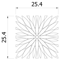 VedoNonVedo Daisy decorative element for furnishing and dividing rooms - lilac 4