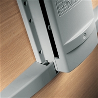 Serie de 4 supports pour montants en panneau perforé entraxe 450/480 mm pour Servetto 2004 - gris 2