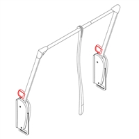 Pair of tilting device transparent