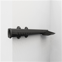 Pull-out tie rack with tray - 20 hooks - brown-brown 1
