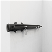 Pull-out scarf rack - brown-brown 1