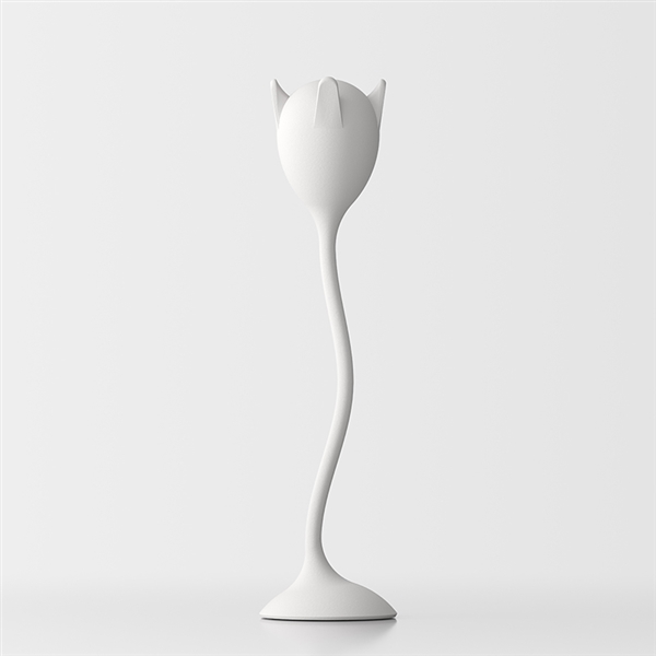 Tulipan free-standing coat stand - white