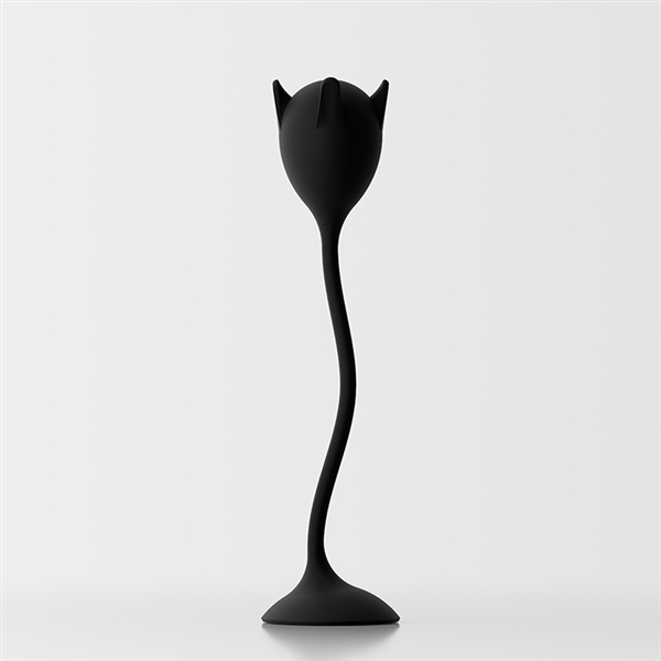 Tulipan free-standing coat stand - black