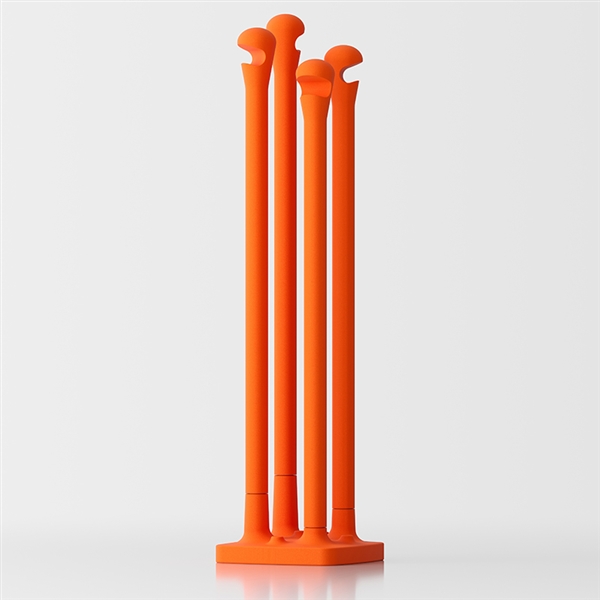 Kalimera free-standing coat stand - orange