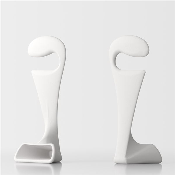 Pisolo bedroom clothes stand - white