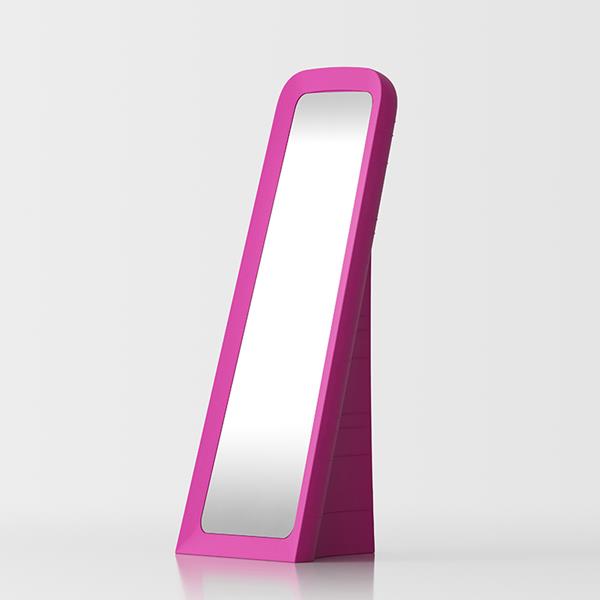 Cenerentola miroir au sol - fuchsia