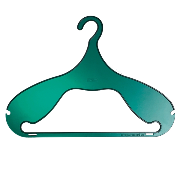 Dina Clothes hanger - transparent green
