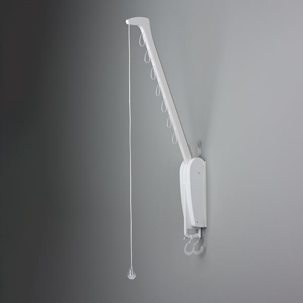 Otto wall-mounted pull down rail - white