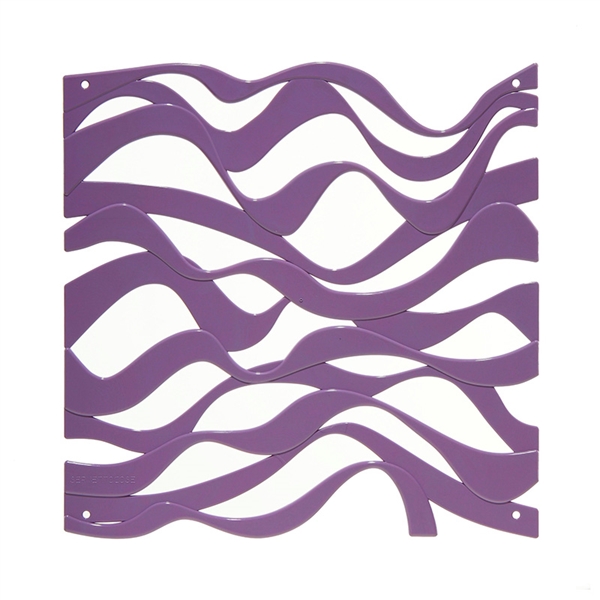 VedoNonVedo Onda decorative element for furnishing and dividing rooms - lilac