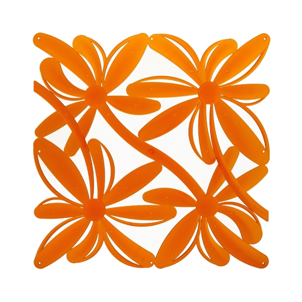 VedoNonVedo Positano decorative element for furnishing and dividing rooms - transparent orange