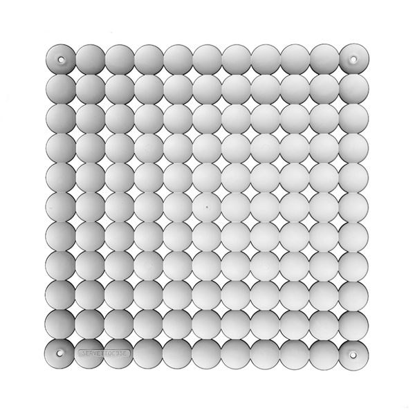 VedoNonVedo Timesquare decorative element for furnishing and dividing rooms - transparent